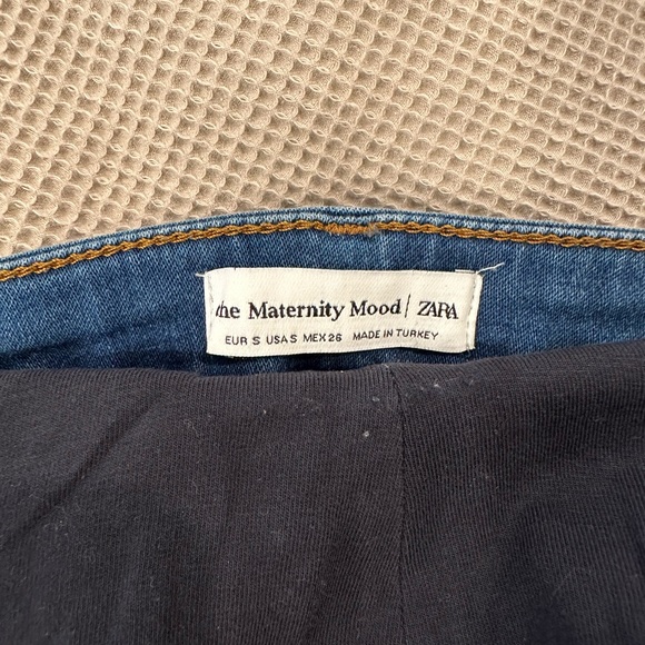 Zara maternity jeans/ denim size small - Picture 2 of 2